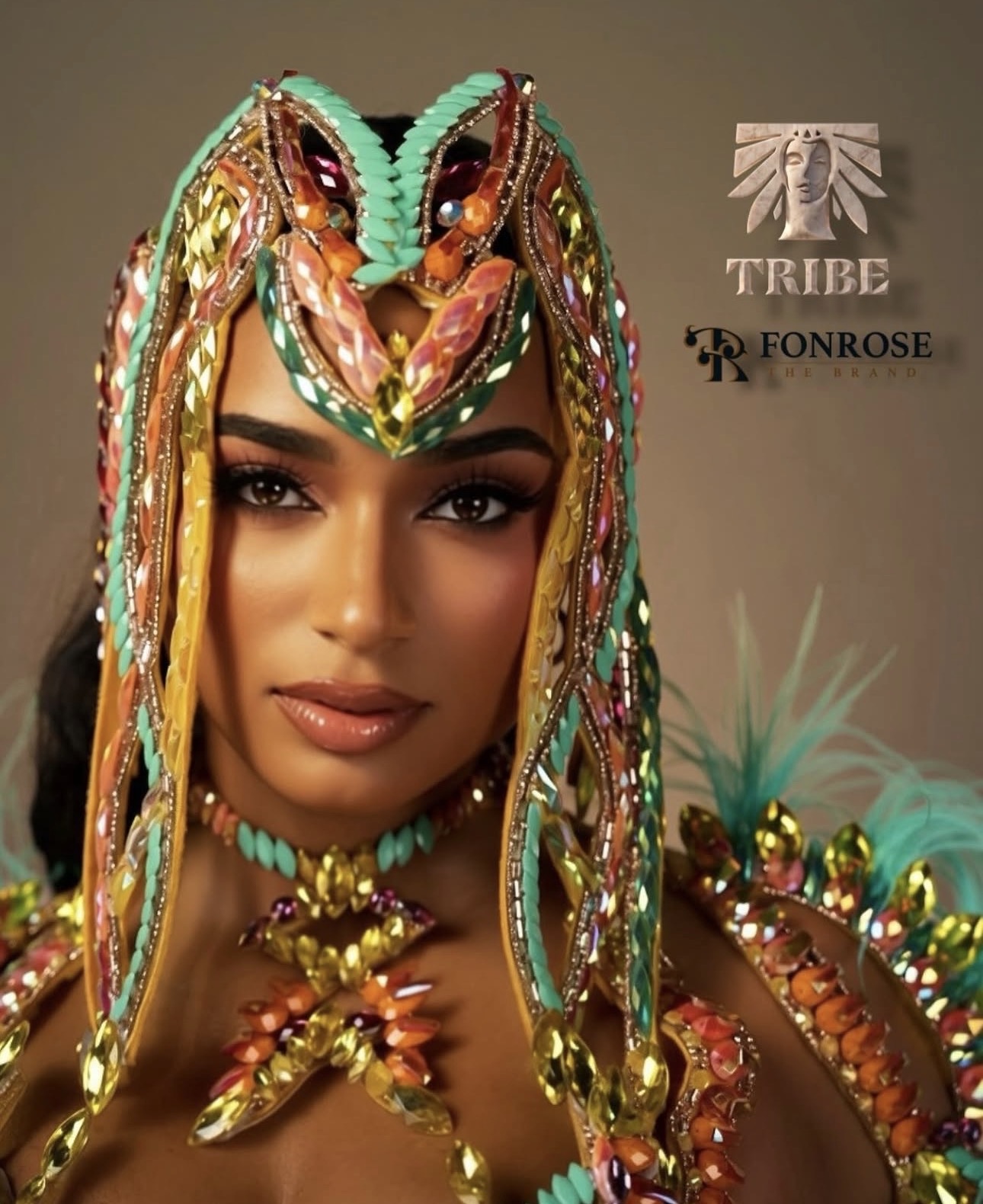 Dania Duntin in the Fonrose costume at the TRIBE Elysia 2027 band launch